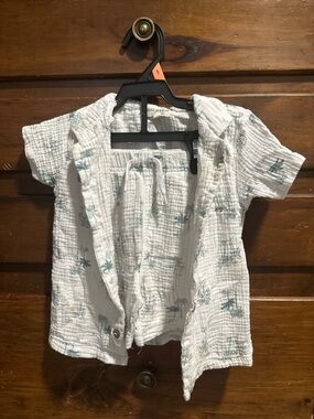 Rabbit & Bear matching short set